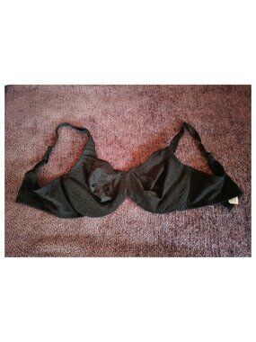 NWOT Wacoal Halo Lace Underwire Bra 36D Black Style 65547